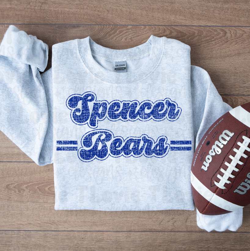 RETRO STRIPED DISTRESSED - CUSTOMIZABLE