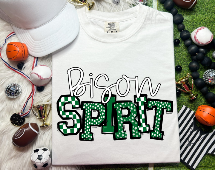 BISON SPIRIT SO SPORTY KELLY GREEN 12 INCH