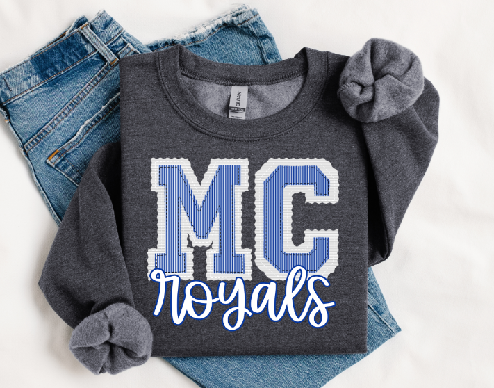 TWO INITIALS PREPSTER MC WHITE BASE ROYAL TOP ROYALS