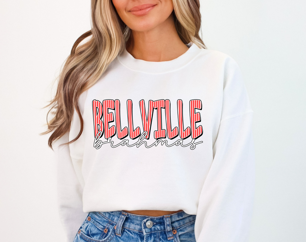 BELLVILLE BRAHMAS RED SEERSUCKER WORD