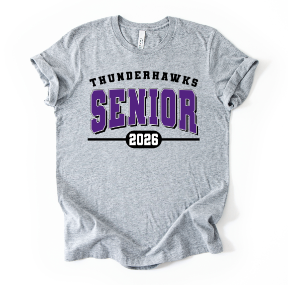 THUNDERHAWKS SENIOR 2026 PURPLE WITH EXTRA SPACE