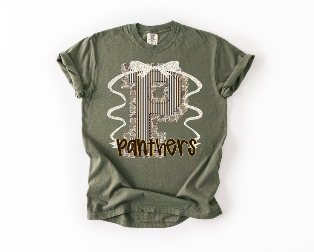PANTHERS CAMO SEERSUCKER WITG RIBBON