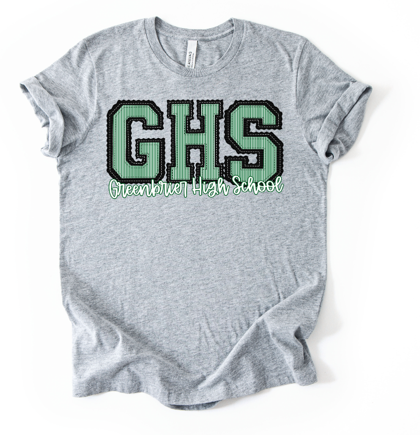 GHS GREENBRIER MIDDLE SCHOOL BLACK BASE GREEN TOP