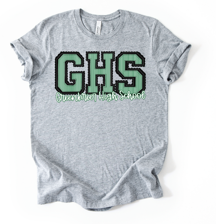 GHS GREENBRIER MIDDLE SCHOOL BLACK BASE GREEN TOP