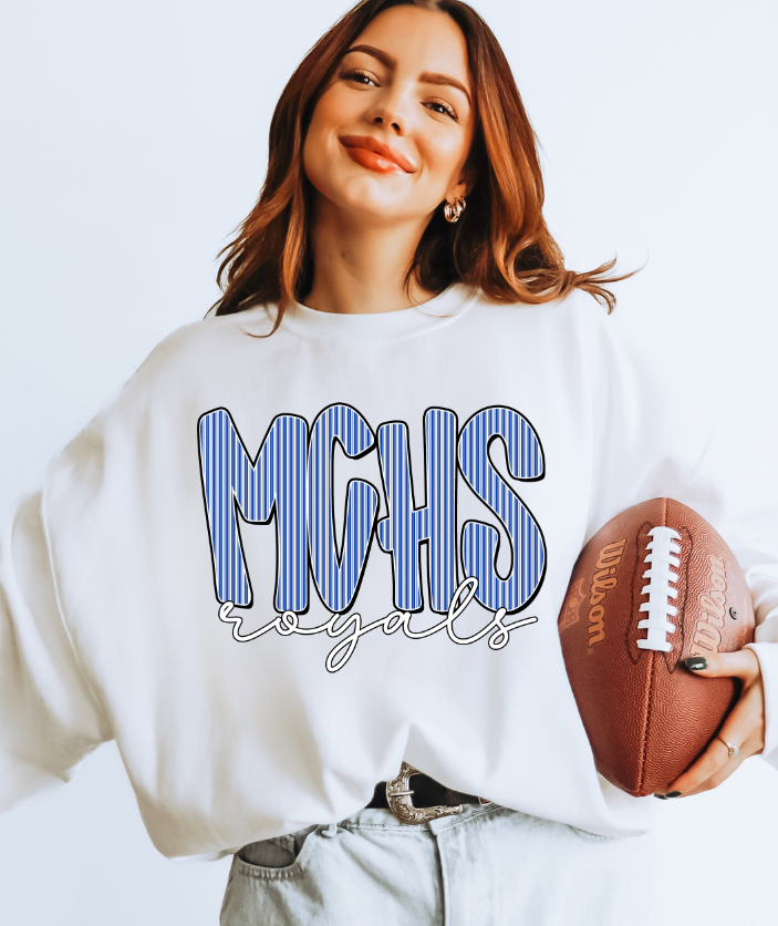 MCHS ROYALS ROYAL SEERSUCKER