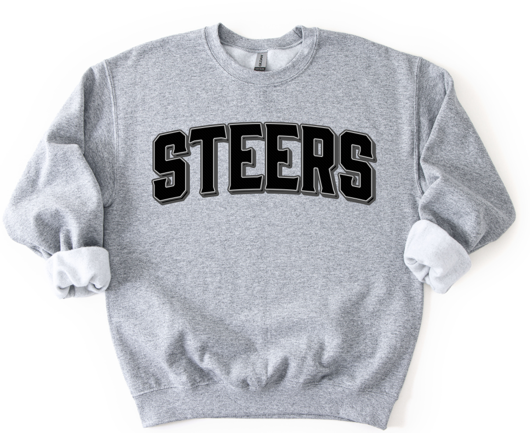 VINTAGE MASCOT STEERS BLACK