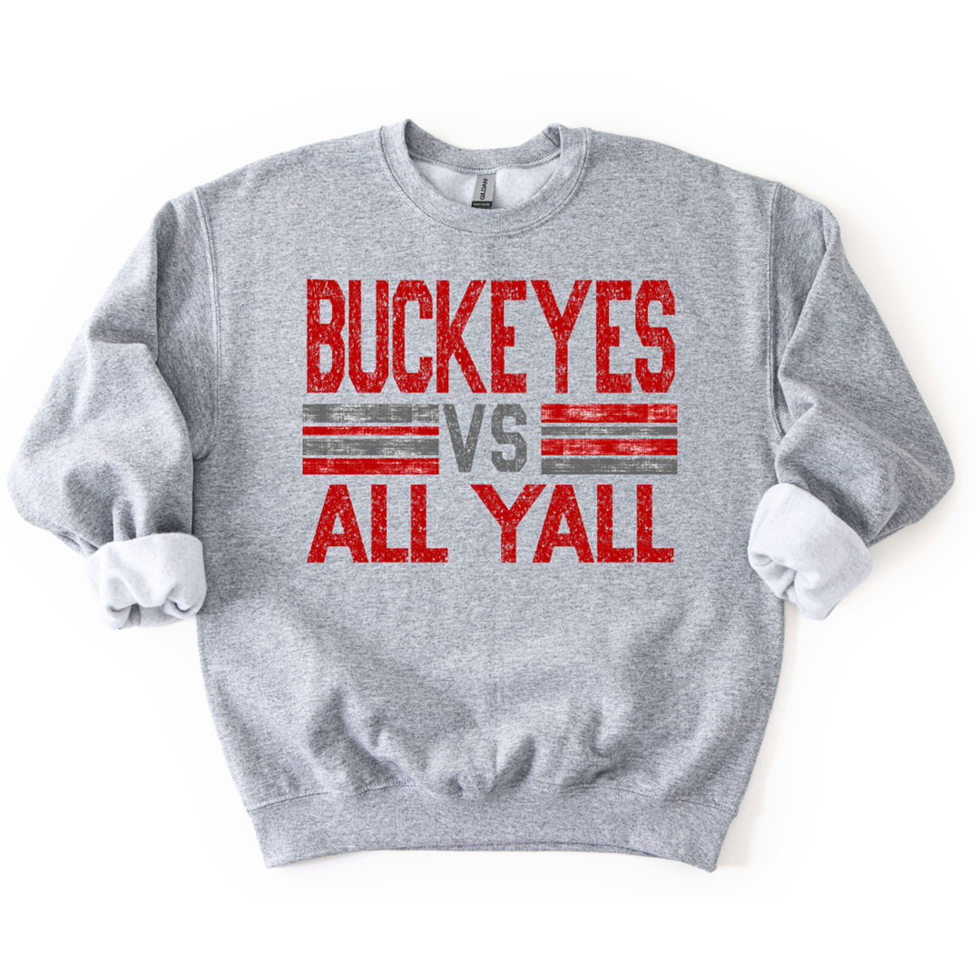 Buckeyes Vs All Y'all – DTF Transfer