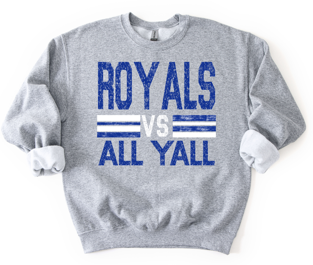 ROYALS VS ALL YALL ROYAL BLUE