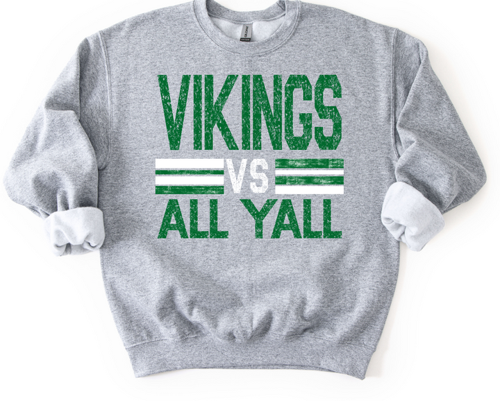 VIKINGS VS ALL YALL KELLY GREEN