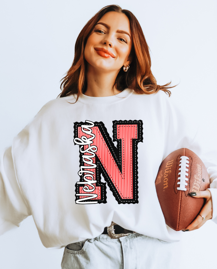 THE PREPSTER N NEBRASKA RED AND BLACK