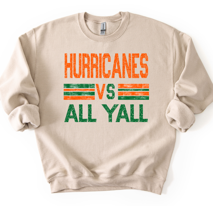 HURRICANES GREEN AND ORANGE VS ALL YALL