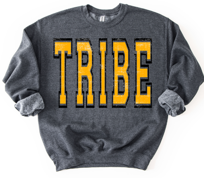 VARSITY OVERSIZED TRIBE YELLOW GOLD AND BLACK