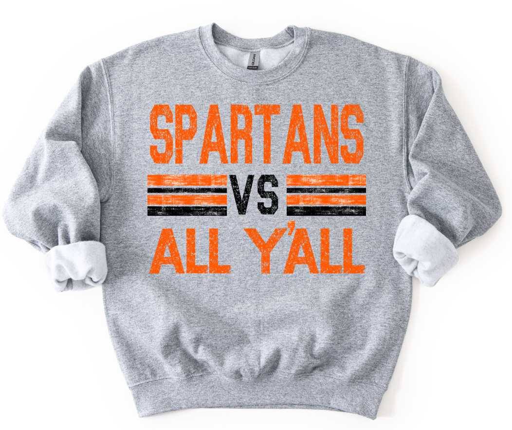 SPARTANS ORANGE AND BLACK VS ALL YALL