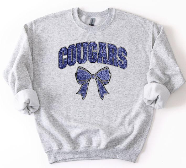 COLLEGIATE GLITTER COUGARS NAVY