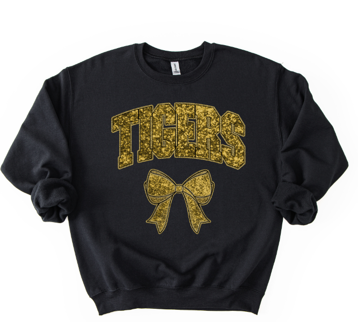 TIGERS VEGAS GOLD COLLEGIATE GLITTER MASCOTS