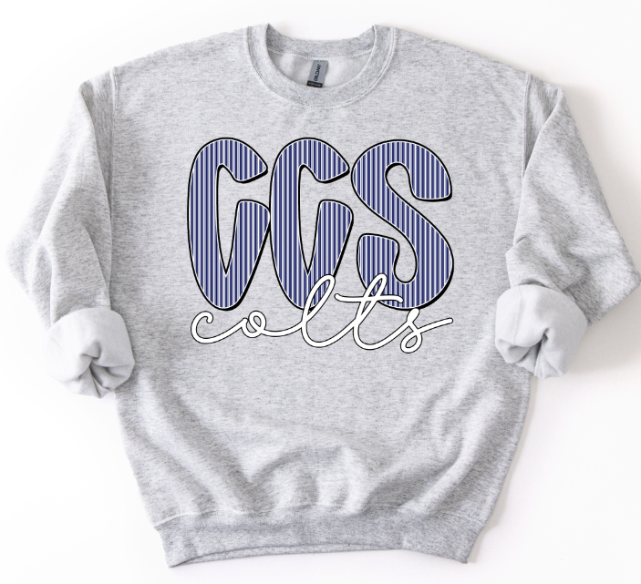 CCS COLTS NAVY SEERSUCKER WORD