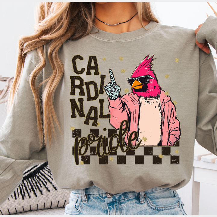 Grunge Mascots Cardinal – DTF Transfer – product image