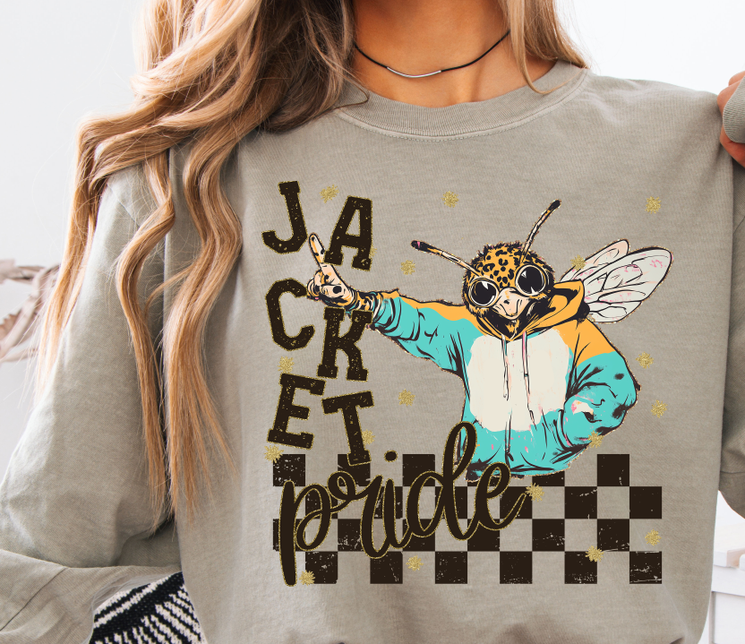 Grunge Mascots Jacket DTF transfer design – image 1