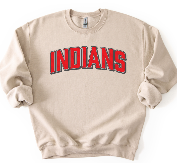 VINTAGE MASCOT RED INDIANS