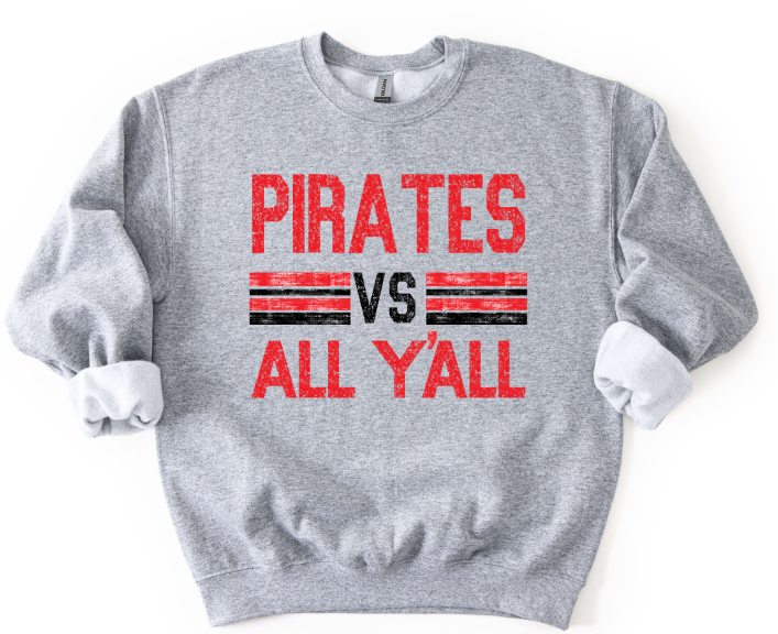 PIRATES RED AND BLACK VS ALL YALL