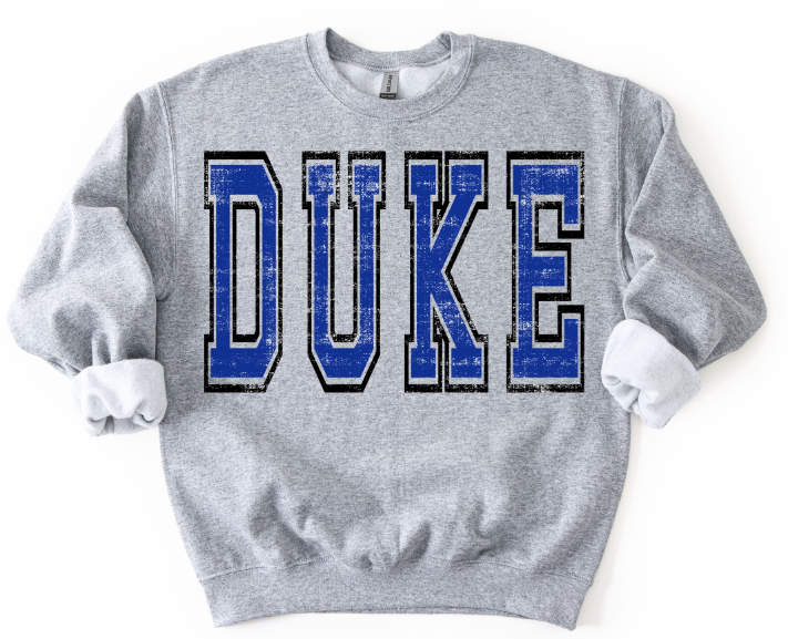 Duke Oversized Varsity DTF transfer design – image 1