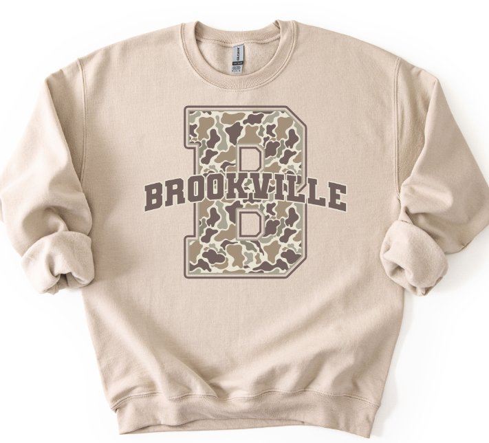 CAMO B BROOKVILLE VASITY LETTER