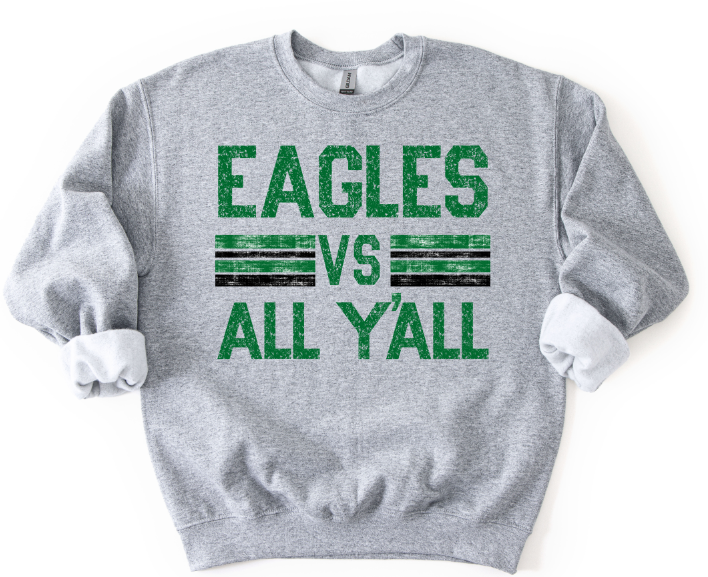 EAGLES GREEN AND BLACK VS ALL YALL