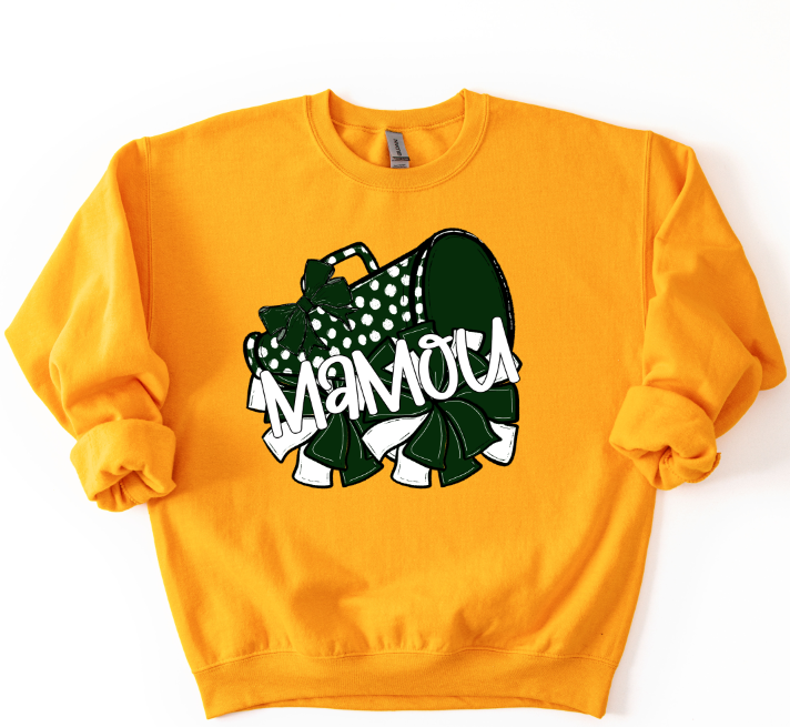 SO SPORTY MEGAPHONES AND POMS DARK GREEN MAMOU