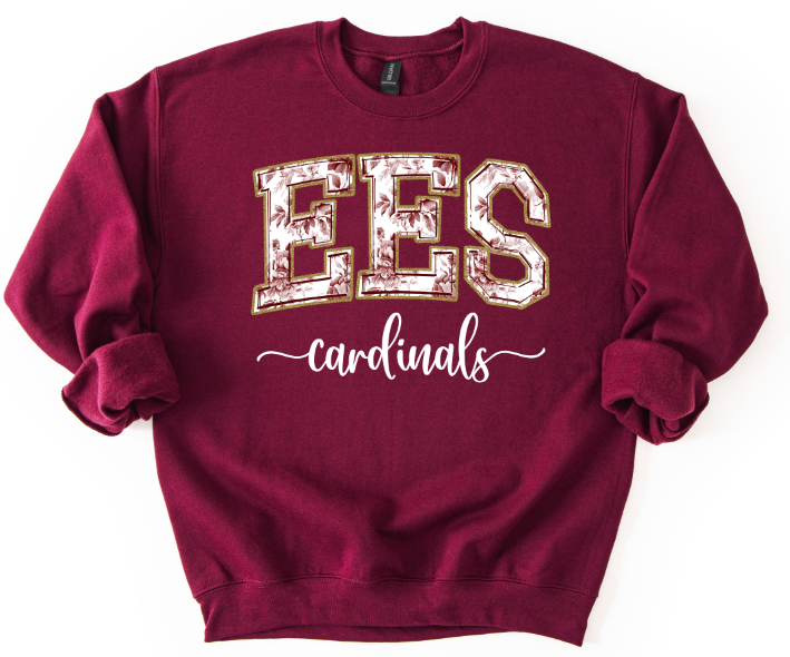 EES CARDINALS MAROON TOILE