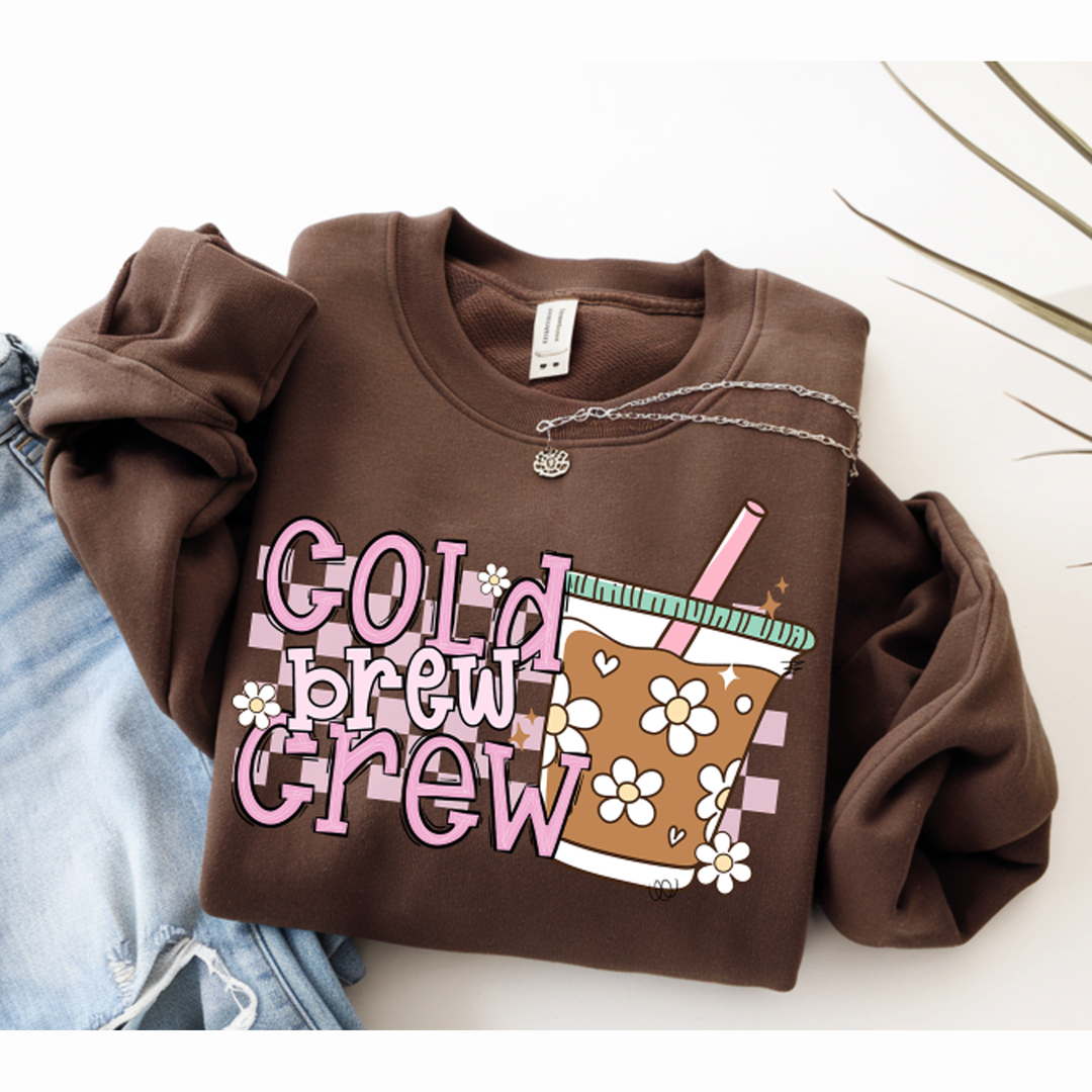Cold Brew Crew – DTF Transfer – product image