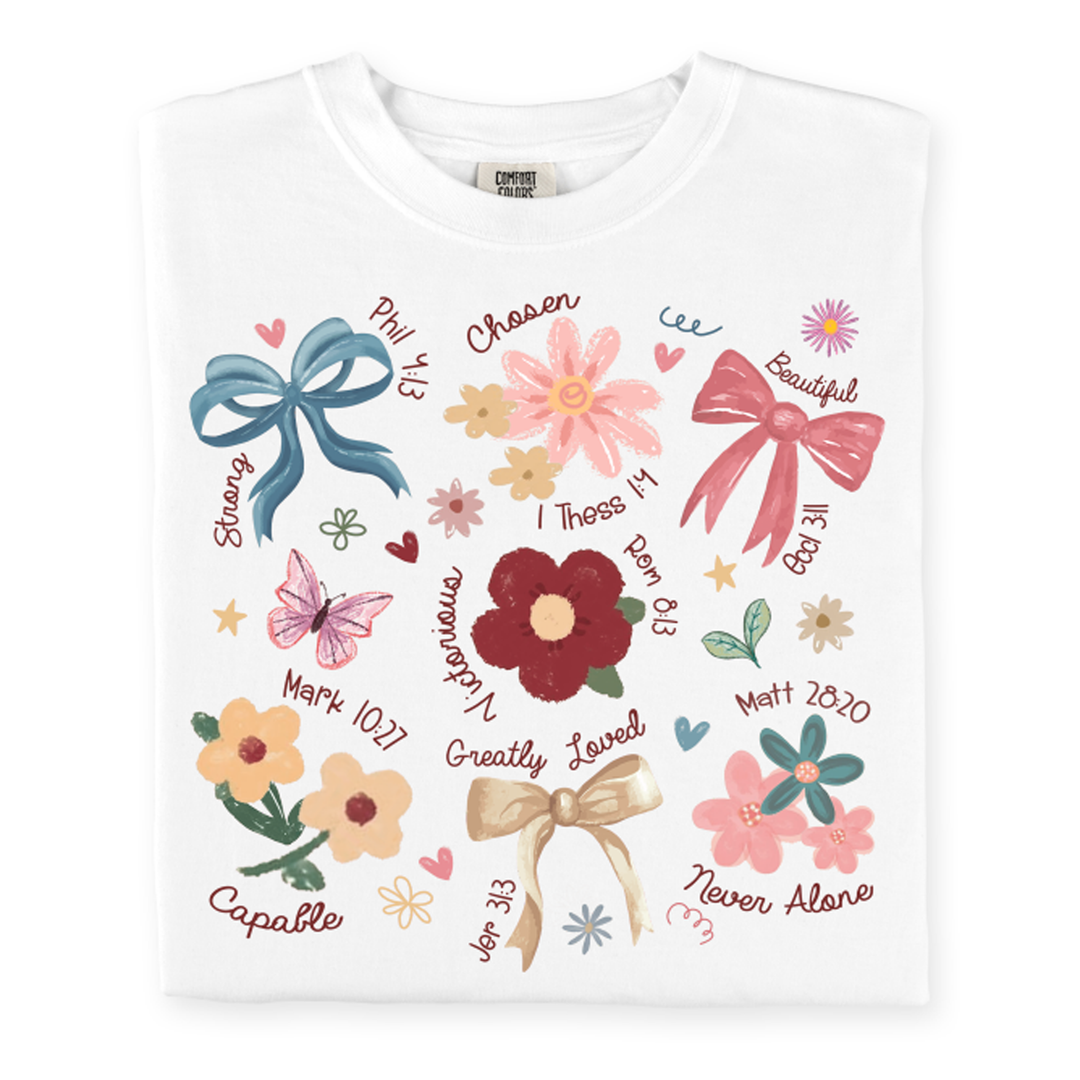 Floral Bows – DTF Transfer – product image