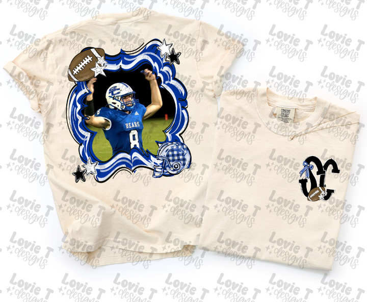 FOOTBALL FRAME + POCKET DESIGN - CUSTOMIZABLE
