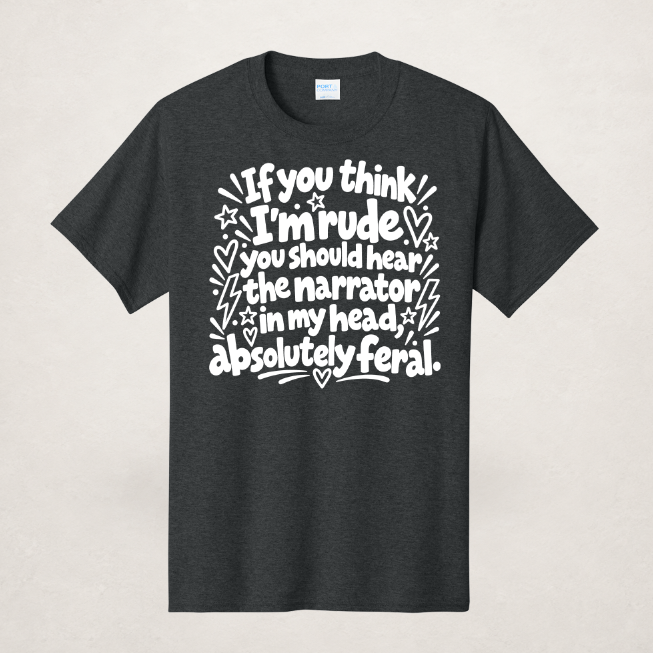 $8 Black Heather Tee – Upload Your Design
