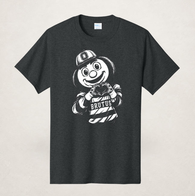 $8 Black Heather Tee – Upload Your Design