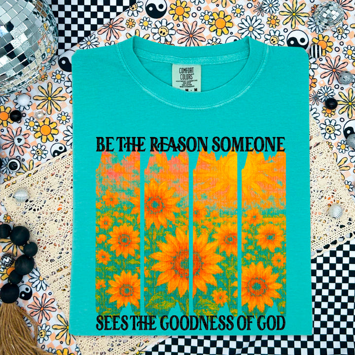 SEES GOODNESS OF GOD