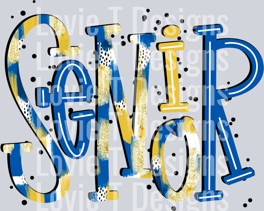 Senior Blue gold