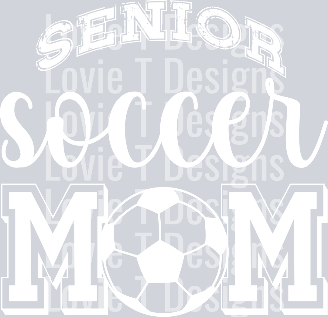 Senior Soccer Mom White