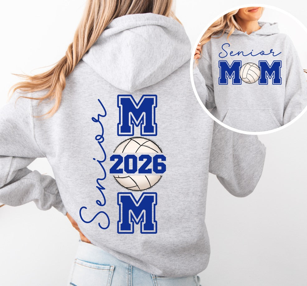 SENIOR VOLLYEBALL MOM FRONT + BACK