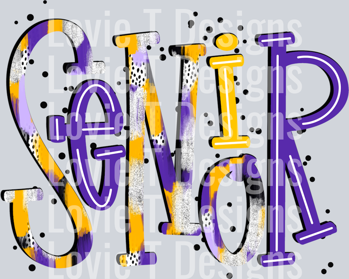 Senior purpley ellow gold