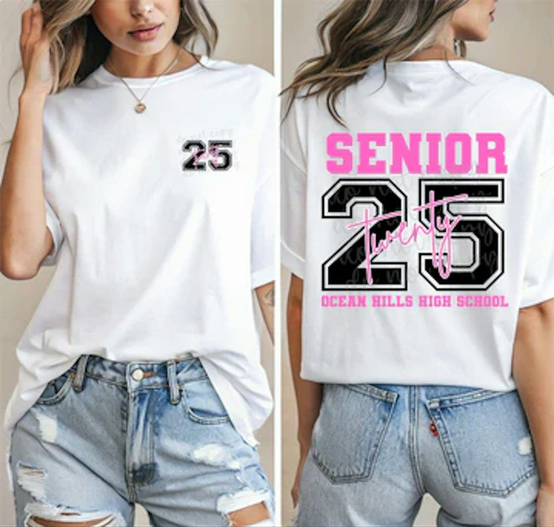 Senior Custom customizable DTF transfer