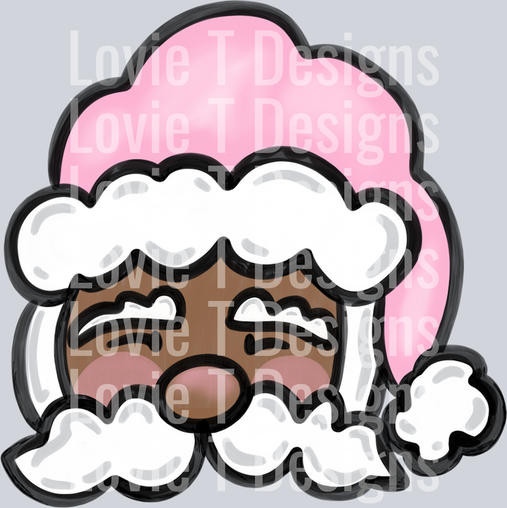 Simple_Santa_DarkSkin_Pink