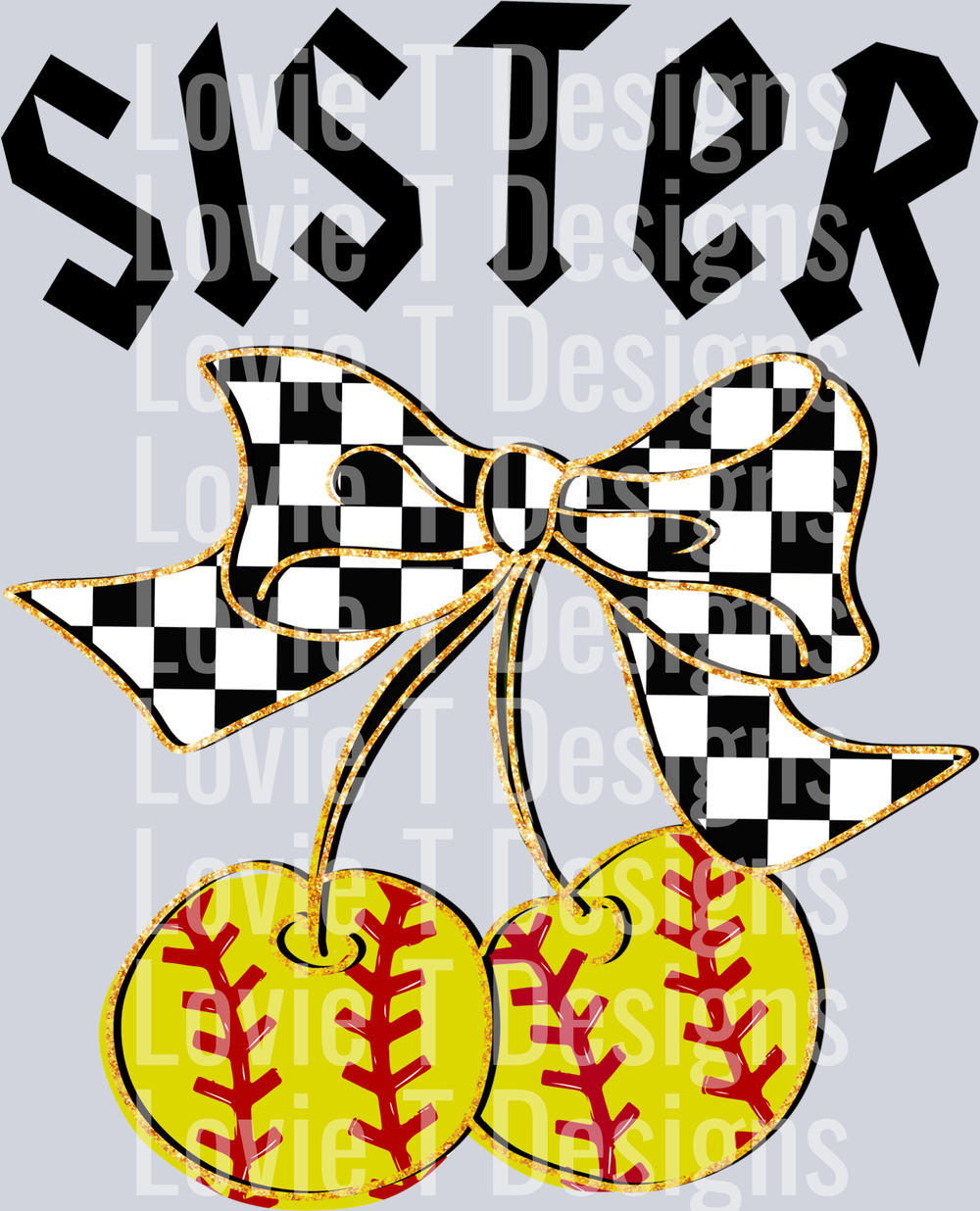 Sister Softball Cherries