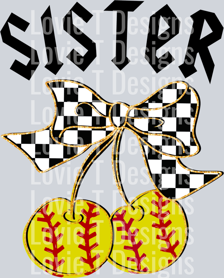 Sister Softball Cherries