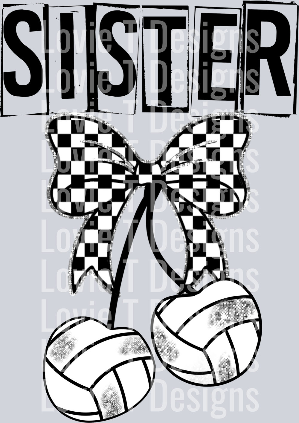 Sister Volleyball Cherries