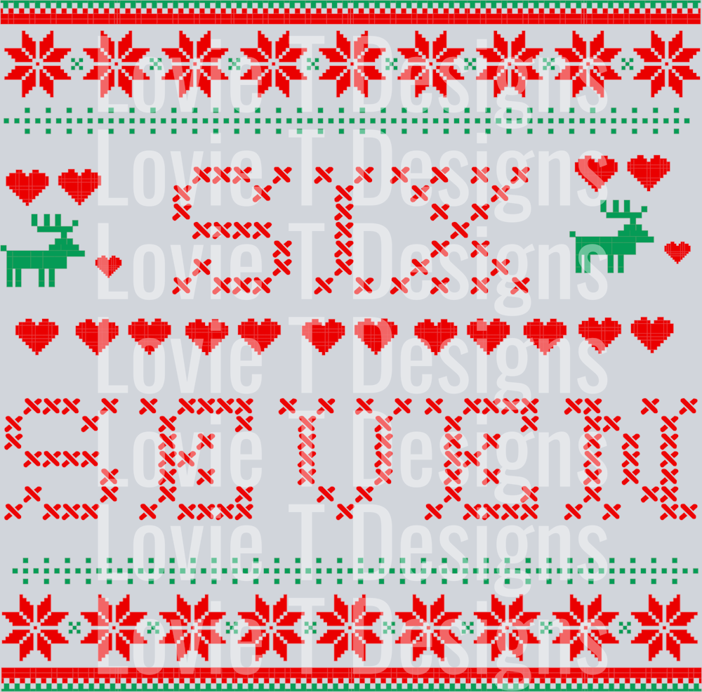 Six Seven Ugly Christmas Sweater