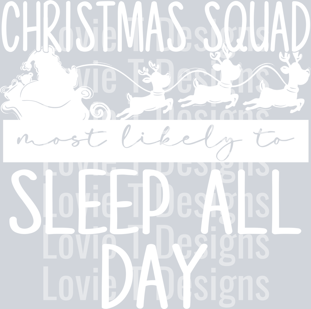 Sleep All Day White