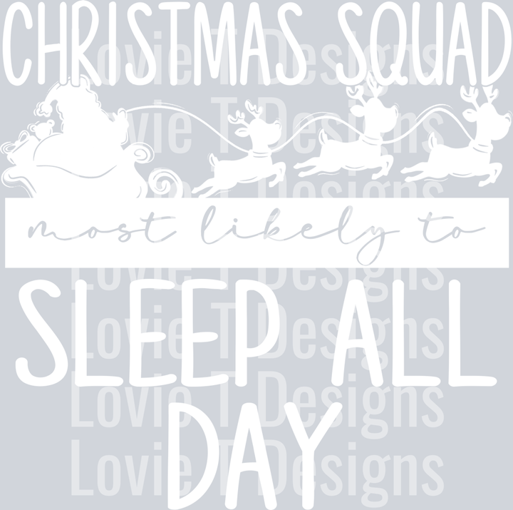 Sleep All Day White