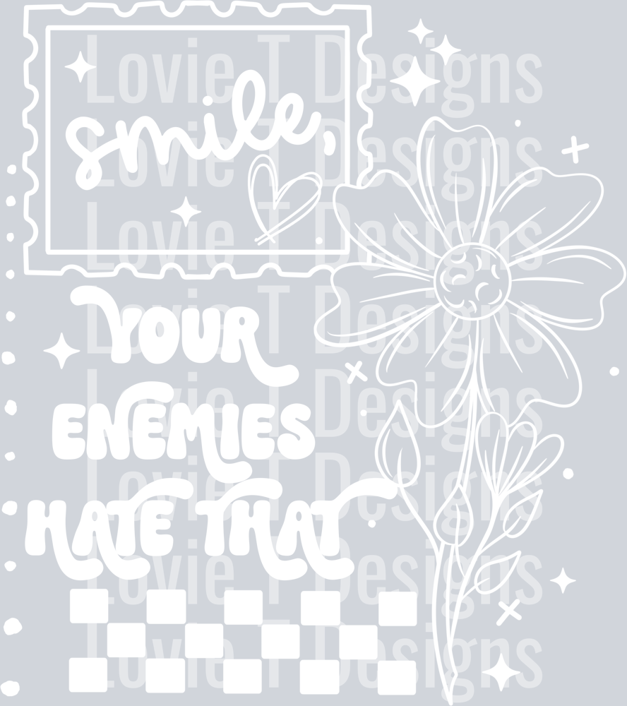 Smile Enemies Single Color White