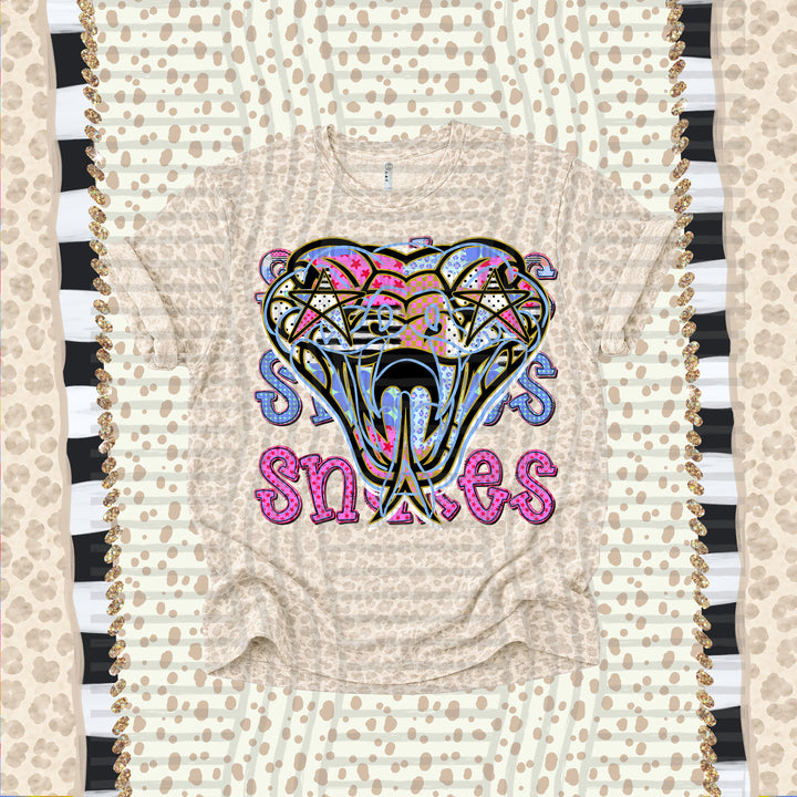 Snakes Dolly Doodle mascot DTF transfer