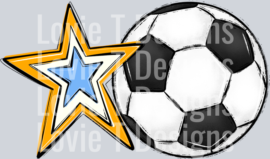 Soccer Mom CAROLINA BLUE AND YELLOW GOLD Pocket